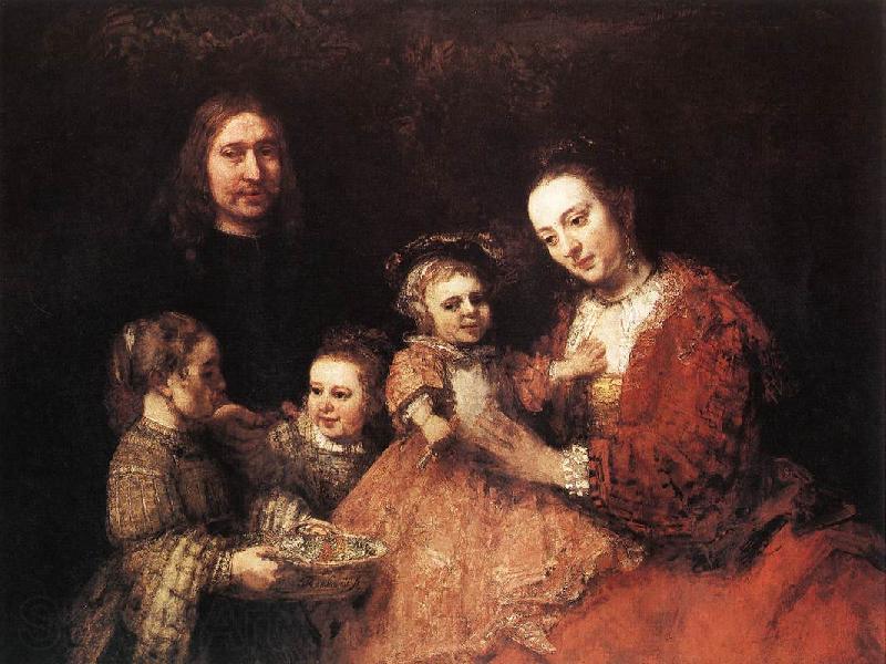 REMBRANDT Harmenszoon van Rijn Family Group